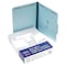 Zoro Select File Folders 8-1/2" x 11", 1/3-Cut Tab, Blue, Pk25 PFXFP213 - alternate 1