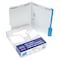 Zoro Select File Folders 8-1/2" x 11", Embossed Fasteners, Blue, Pk50 PFX21301 - alternate 1