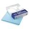 Zoro Select Pressboard Expanding File Folders, Straight Tabs, Letter Size, 1" Expansion, Blue, PK25 PFX9200 - alternate 1