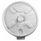 Dart Lid for 10 oz. Hot Cup, Flat, Lock Back Tear Tab, White, Pk1000 10FTL - alternate 1