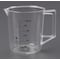 Zoro Select Beaker with Handle, 500mL, Poly, PK6 23X907 - alternate 2