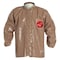 Dupont Chemical Resistant Jackets, Dupont Tychem(R) 5000, Zipper, Tan, S, 6 PK C3670TTNSM000600 - alternate 1