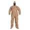 Dupont Standard Fit Hood. Elastic Wrists. Attached Socks. Storm Flap with Adhesive Closure. Tan. 5X C3122TTN5X000600 - alternate 2