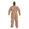 Dupont Standard Fit Hood. Elastic Wrists and Ankles. Storm Flap with Adhesive Closure. Tan. 5X C3127TTN5X000600 - alternate 2