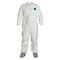 Dupont Coverall. Collar. Elastic Wrists. White. MD TY121SWHMD0025NS - alternate 1