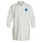 Dupont Tyvek 400 Disposable Lab Coat, Tyvek(R) 400, Snaps Closure, White, L, 30 PK TY211SWHLG003000 - alternate 1