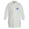Dupont Disposable Lab Coat, Tyvek(R) 400, 0 Pockets, Snaps, 30 PK TY216SWH4X003000 - alternate 1