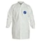 Dupont Tyvek 400 Disposable Lab Coat, Tyvek(R) 400, Snaps Closure, White, XL, 30 PK TY216SWHXL003000 - alternate 1