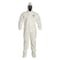 Dupont 0 Standard Fit Hood. Elastic Wrists. Attached Socks. Storm Flap with Adhesive Closure. White. 5X SL122BWH5X001200 - alternate 2