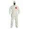 Dupont 0 Standard Fit Hood. Elastic Wrists. Attached Socks. Storm Flap with Adhesive Closure. White. 3X SL122TWH3X000600 - alternate 1