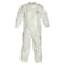 Dupont 0 Coverall. Collar. Elastic Wrists and Ankles. Storm Flap with Adhesive Closure. White. 4X SL125BWH4X001200 - alternate 2
