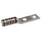 Zoro Select Two-Hole Compression Lug, 2 AWG Max, 3/8 in Stud, Long Barrel, Copper, Brown 24C391 - alternate 1