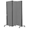 Screenflex Portable Room Divider, 5Ft 9In W, Stone HKDL603-DG - alternate 1