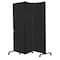 Screenflex Portable Room Divider, 5Ft 9In W, Black HKDL603-DX - alternate 1