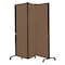 Screenflex Portable Room Divider, 5Ft 9In W, Walnut HKDL603-DO - alternate 1