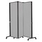 Screenflex Portable Room Divider, 5Ft 9In W, Granite HKDL603-VG - alternate 1