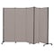 Screenflex Portable Room Divider, 9Ft 5In W, Stone HKDL605-DG - alternate 1
