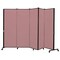 Screenflex Portable Room Divider, 9Ft 5In W, Rose HKDL605-DM - alternate 1