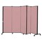 Screenflex Portable Room Divider, 9Ft 5In W, Rspbrry HKDL605-VM - alternate 1