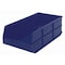 Quantum Storage Systems Shelf Storage Bin, Polypropylene, Blue, 7 in H, 8 1/4 in W, 20 1/2 in L SSB483BL - alternate 2