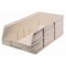 Quantum Storage Systems Shelf Storage Bin, Polypropylene, Ivory, 7 in H, 11 in W, 20 1/2 in L SSB485IV - alternate 2