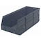 Quantum Storage Systems Shelf Storage Bin, Polypropylene, Gray, 7 in H, 8 1/4 in W, 20 1/2 in L SSB483GY - alternate 3