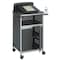 Safco Lectern, Steel, Black, 49-3/4x28-3/4x22 8922BL - alternate 1