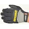 Ironclad Performance Wear Heavy Utility(TM) Mechanics Gloves, Synthetic Leather Palm, Nylon Back, L, Black HUG-04-L - alternate 4