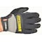 Ironclad Performance Wear Heavy Utility(TM) Mechanics Gloves, Synthetic Leather Palm, Nylon Back, L, Black HUG-04-L - alternate 6