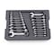 Gearwrench 20 Piece 12 Point Stubby Combination SAE/Metric Wrench Set 81903 - alternate 1