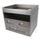 Victor Tidy Tower, Silver, Silver, 12.3" W, 10.8" H, 10.8" D S5500 - alternate 1