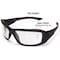 Edge Eyewear Hamel  Vapor Shield, Safety Glasses, Anti-Scratch, Clear Lens, Black Frame, Full-Frame XH611-TT - alternate 2