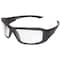 Edge Eyewear Hamel  Vapor Shield, Safety Glasses, Anti-Scratch, Clear Lens, Black Frame, Full-Frame XH611-TT - alternate 1