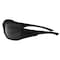 Edge Eyewear Hamel  Vapor Shield, Safety Glasses, Anti-Fog & Anti-Scratch, G-15 Lens, Black Frame, Full-Frame XH61-G15-TT - alternate 3
