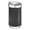 Safco Trash Can, Round, 38 gal., Black 9799BL - alternate 1