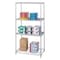 Safco Wire Shelving, 24"D x 36"W, Gray, Material: Steel 5288GR - alternate 1