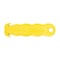 Klever KLEVER KUTTER Safety Cutter, Fixed Blade, Safety Recessed, 4-5/8 in, Textured Grip, Yellow, PK100 KCJ-1Y-100 - alternate 1