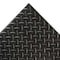 Notrax Antifatigue Mat, 6 ft. L x 3 ft. W, 1/2" Thickness, Closed Cell PVC Foam, Diamond Plate, Black 419S0036BL - alternate 1