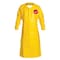 Dupont Apron, Polyethylene Coated High Density Polyethylene, Yellow, 52", Universal QC278BYL00001200 - alternate 1