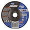Norton Abrasives Depressed Center Cut-Off Wheel, Type 27, 4 in Dia, 0.045 in Thick, 5/8 in Arbor Hole Size, 24 Grit 66252842180 - alternate 1