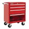 Kennedy Rolling Tool Cabinet, 3 Drawer, Red, 27 in W x 18 in D x 35 in H 273XR - alternate 2