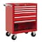 Kennedy Rolling Tool Cabinet, 5 Drawer, Red, 29 in W x 20 in D x 35 in H 295XR - alternate 2