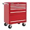 Kennedy Rolling Tool Cabinet, 5 Drawer, Red, 29 in W x 20 in D x 35 in H 295XR - alternate 1