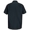 Dickies Men's Short Sleeve Shirt, 40% Polyester, 60% Cotton, Button, Black, L WS20BK SS L - alternate 2