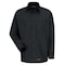 Dickies Men's Long Sleeve Shirt, 40% Polyester, 60% Cotton, Button, Black, M WS10BK RG M - alternate 1