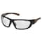 Carhartt Carbondale, Safety Glasses, Anti-Fog, Anti-Static & Anti-Scratch, Clear Lens, Black, Tan Frame CHB210DT - alternate 1