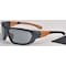 Carhartt Carbondale, Safety Glasses, Anti-Scratch, Gray Lens, Black, Tan Frame, Full-Frame CHB220D - alternate 3