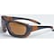 Carhartt Carthage, Safety Glasses, Anti-Fog, Anti-Static & Anti-Scratch, Amber Lens, Black, Tan Frame CHB418DTP - alternate 2