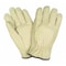 Mcr Safety Leather Drivers Gloves, Pigskin, Shirred Slip-On, Straight Thumb, Gunn - Full Back Cut, Beige, L 3400L - alternate 1