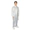 Zoro Select Condor Disposable Lab Coat, Polypropylene, Snaps Closure, White, M, 25 PK 26W795 - alternate 2
